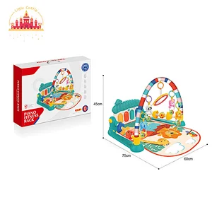 High Quality Baby Fitness Rack Pedal Piano Soft Musical Play Mat With Fench SL08K074