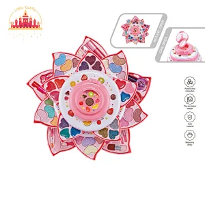 Wholesale Dress Up Set Toys 4 Layers Cake Shape Plastic Makeup Box For Kids SL10A251