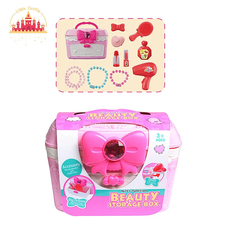 New Design Pretend Play Makeup Set Toy Fashion Plastic Dressing Table For Kids SL10D801
