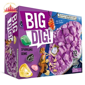 Science Archaeology Mining Toy Heart stone Excavation Set For Kids SL17A089