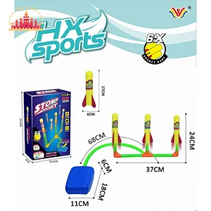 Hot Selling Outdoor Sports Game Plastic Pedal Rocket Launch Toy For Kids SL01F378