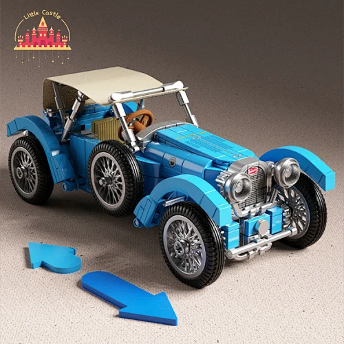 Hot Sale Assembly Block Toys Plastic Vintage Car Building Blocks For Kids SL13A508
