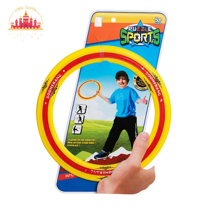 Kids Outdoor Sports Game Plastic Flying Disc Ring Shape Boomerang Toy SL01D129