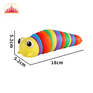 New Arrival Novelty Colorful Worm Plastic Fidget Stress Relief Toy For Kids SL01A144