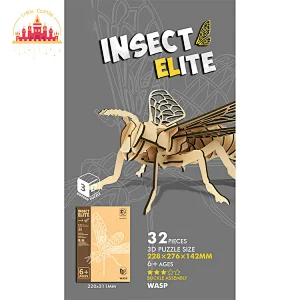 Early Educational Assembly Toy 32 Pcs Paper 3D Insect Puzzle For Kids SL14D029