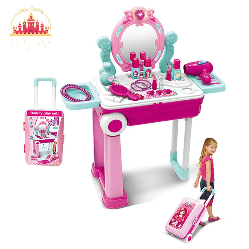 2023 New Kids Cooking Pretend Play Plastic Kitchen Toy With Induction Light SL10C375