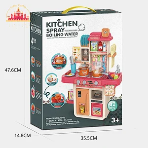 Hot Sale Educational Pretend Play 42 Pcs Plastic Kitchen Set Toys For Kids SL10C186