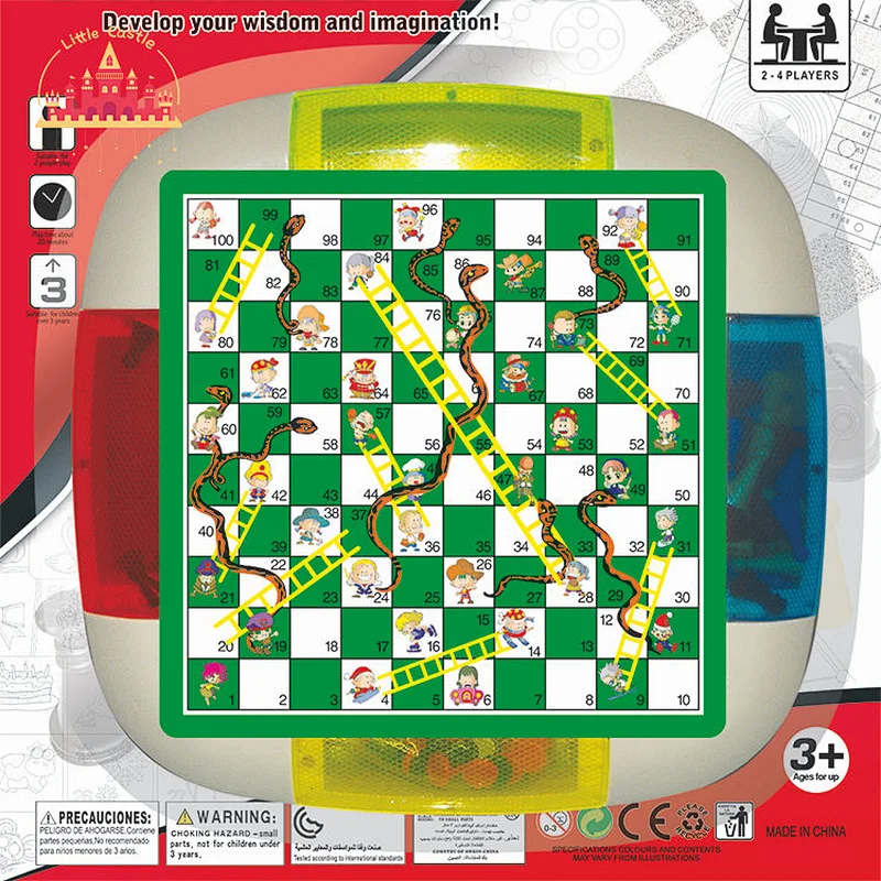 New Design Intelligent Table Board Game Plastic Chess Play Set For Kids SL11A030