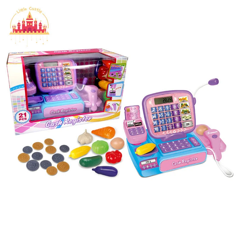 Hot Educational Pretend Play Plastic Supermarket Shopping Set Toy For Kids SL10D652