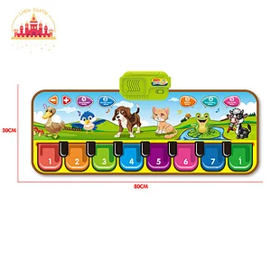 Cartoon Educational Piano Play Mat Electronic Portable Musical Blanket For Kids SL07D013