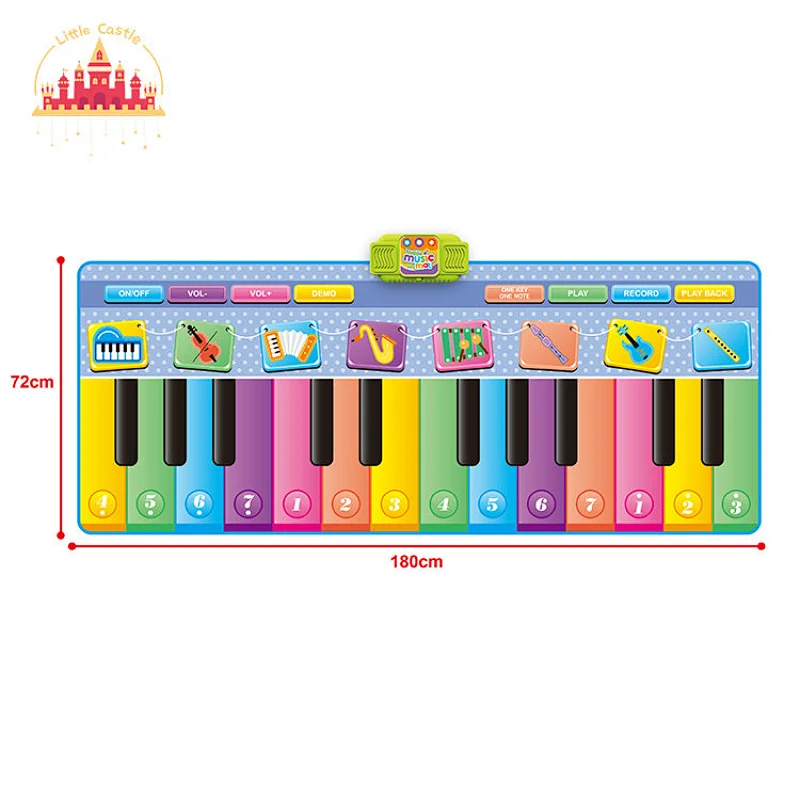 Lovely Animal Walking Learning Toy Electronic Musical Play Mat For Kids SL07D021