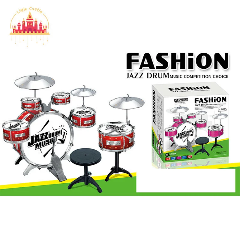 Factory Direct Creative Percussion Instrument Plastic Drum Kit For Kids SL07E067