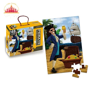 Early Educational Cartoon Printing 48 Pcs Paper Jigsaw Puzzles For Kids SL14A098