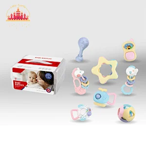 Baby Educational Activity Sensory Toy Plastic Rattle Ball With Fruit Teether SL21A070