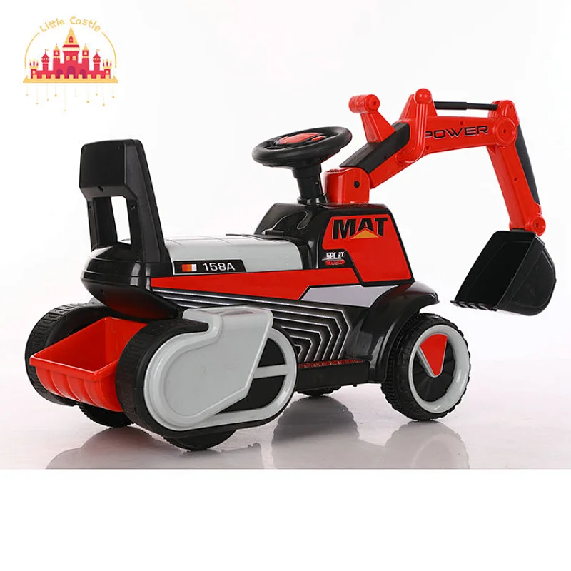 Popular Engineering Vehicle Toy Plastic Electric Ride On Excavator For Kids SL16A005