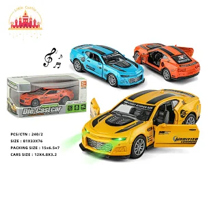 Factory Direct 12 Pcs 1:32 Opening Doors Alloy Pull Back Car Toy For Kids SL04A949