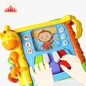 Educational Toys Hexahedron Multifunctional Baby Game Plastic Hand Drum For Kids SL12D001