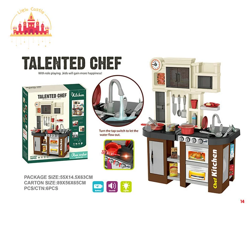 Wholesale Pretend Role Play Cooking Game Plastic Kitchen Set Toys For Kids SL10C327