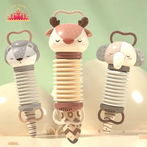 Early Educational Musical Instrument Cartoon Fox Plastic Accordion Toy For Kids SL07A048