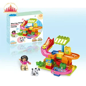 Popular Model Building Set DIY 55 Pcs Plastic Rolling Ball Toy For Kids SL13A530
