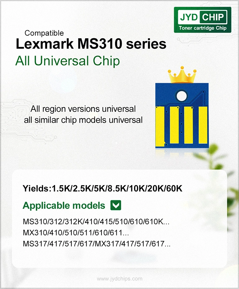 MS417 Chip,Lexmark,All Universal Chip,MS321,MS417,toner chip