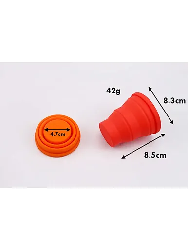 Foldable  Food Grade Camping Outdoor Silicone Cup