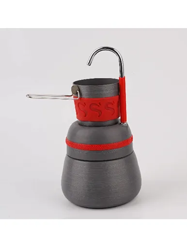 hard anodized aluminum alloy cookware for hiking