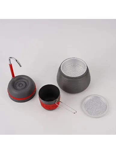 hard anodized aluminum alloy cookware for hiking