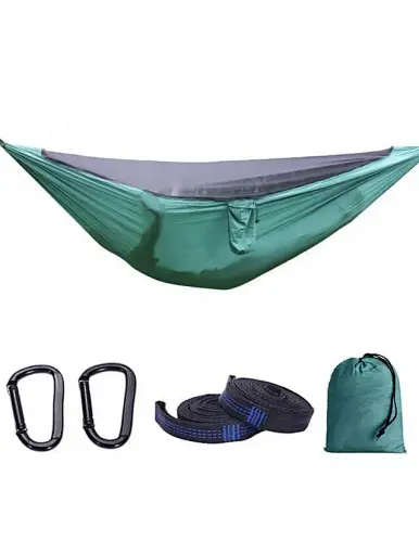 outdoor camping canvas hammock