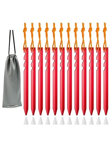 Ultralight Tri-Beam Tent Pegs