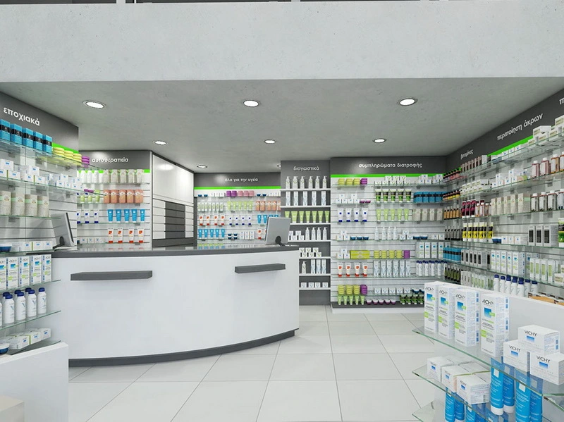 pharmacy shop design,interior design pharmacy shop