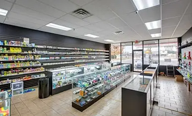 How to choose the display cabinet in the smoke shop