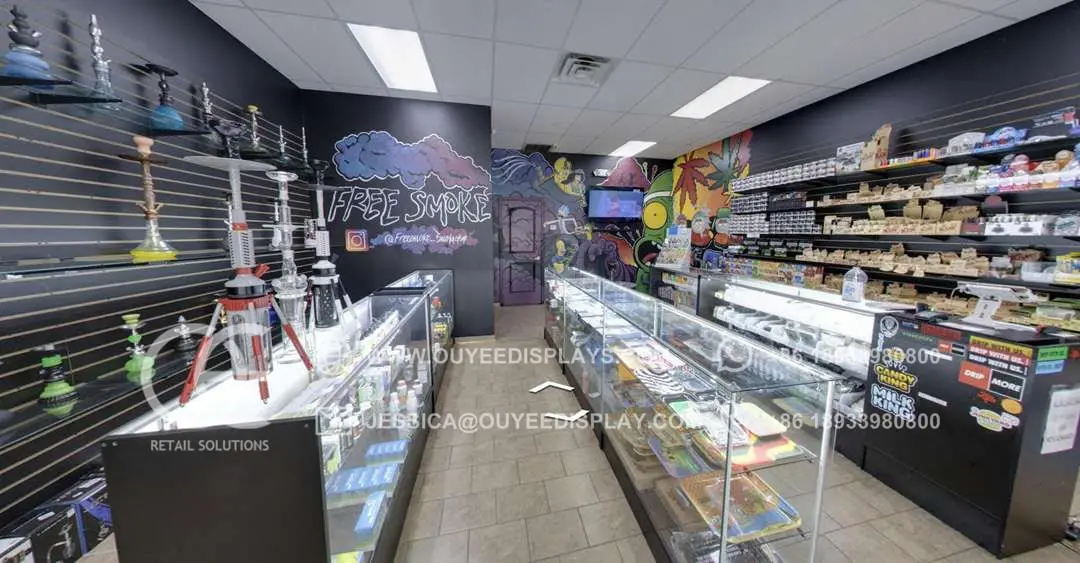 smoke shop display cases for sale