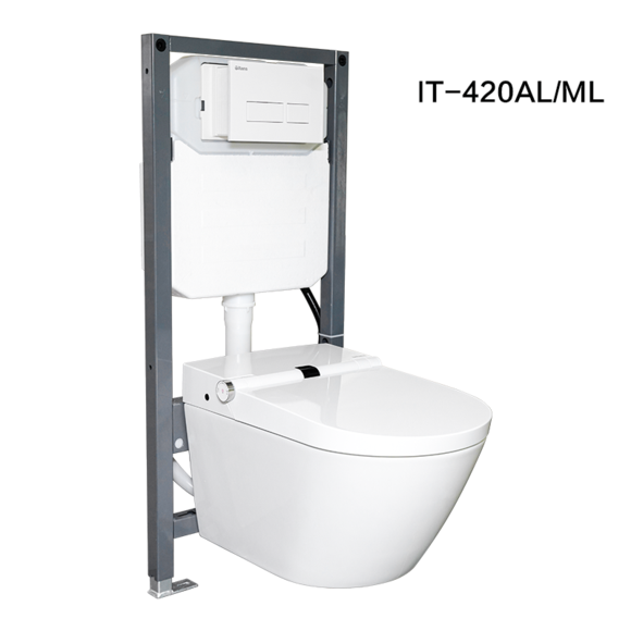 ceramic white smart toilet