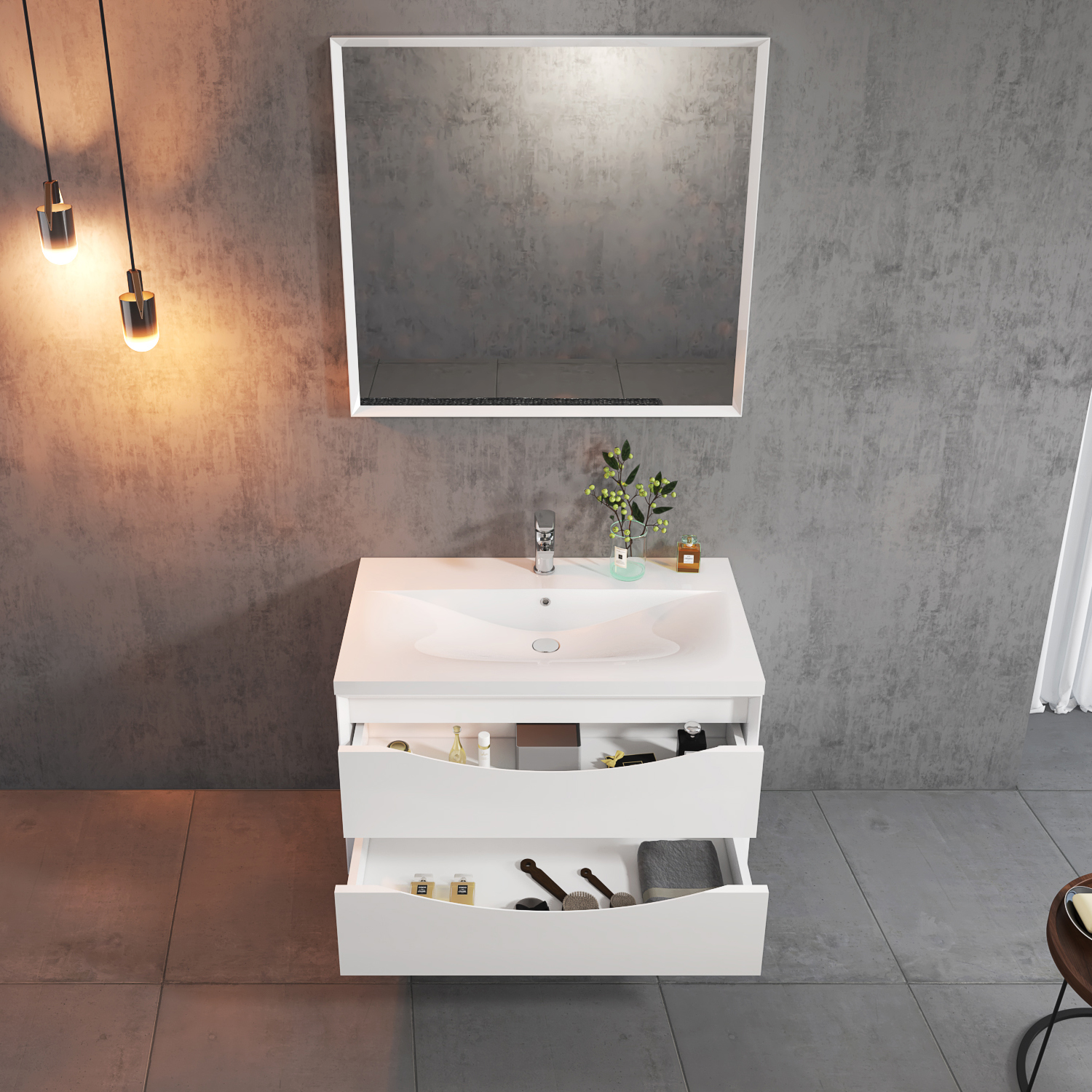 restroom cabinets
