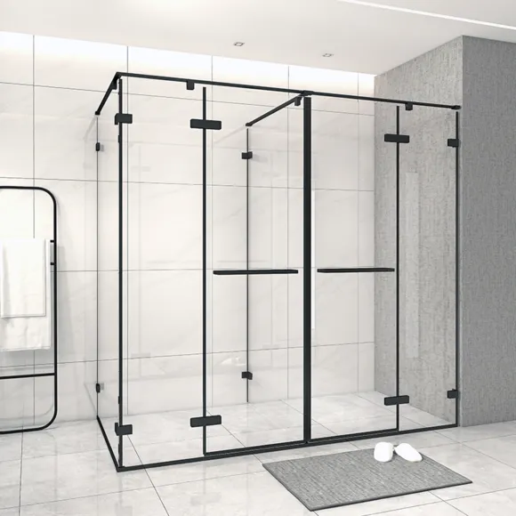 3 sided shower enclosure