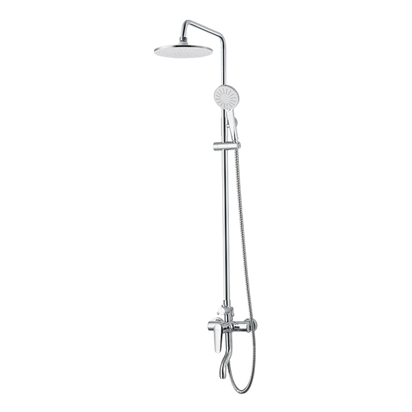 Silver shower set