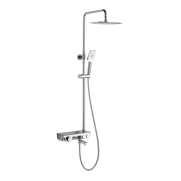 Silver Bathroom Shower