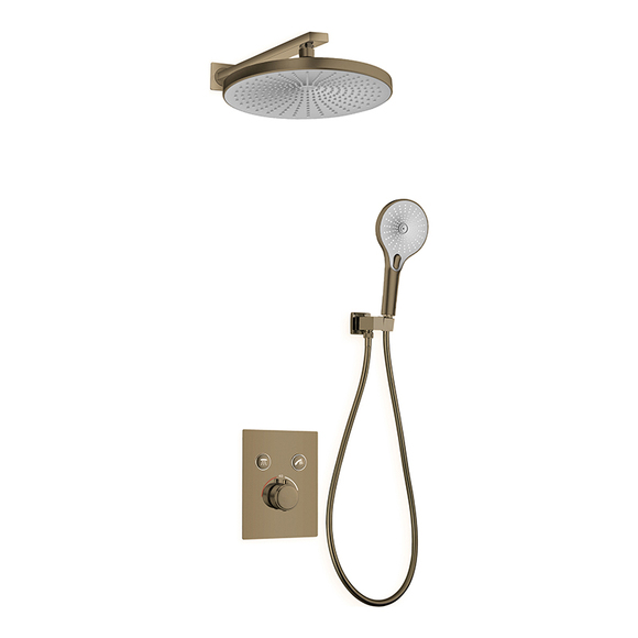 Concealed shower set