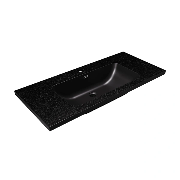 black wash basin