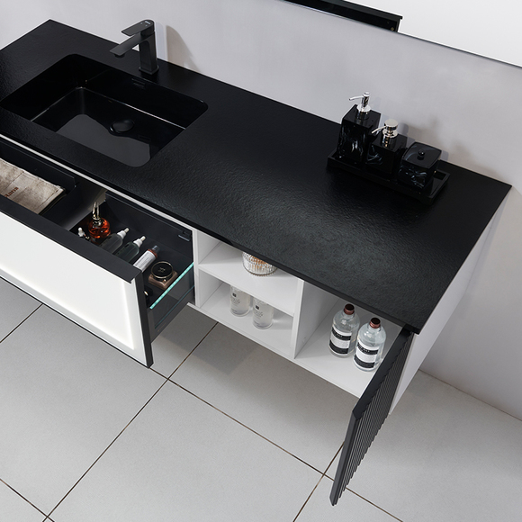 solid wood vanity