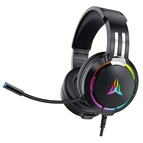 wired LED gaming headset headphone