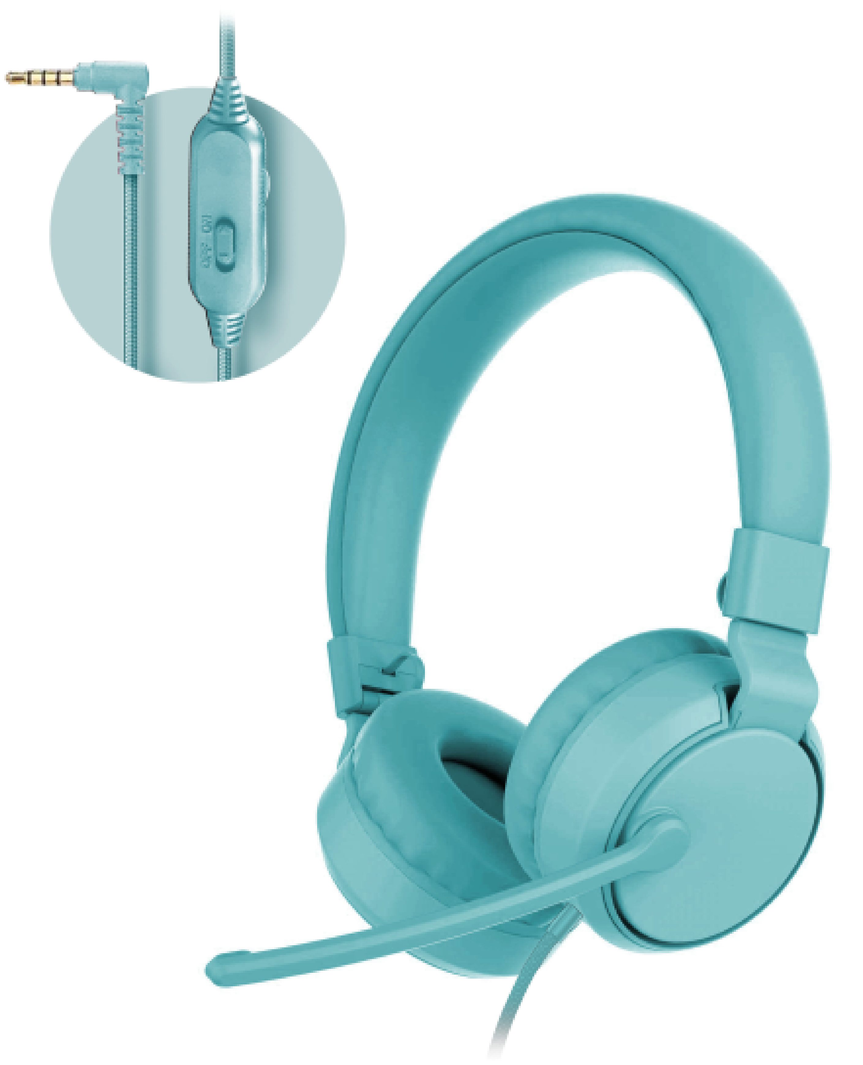 wired kids on line class headset headphone