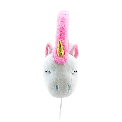 Unicorn Plush Wired Headphone