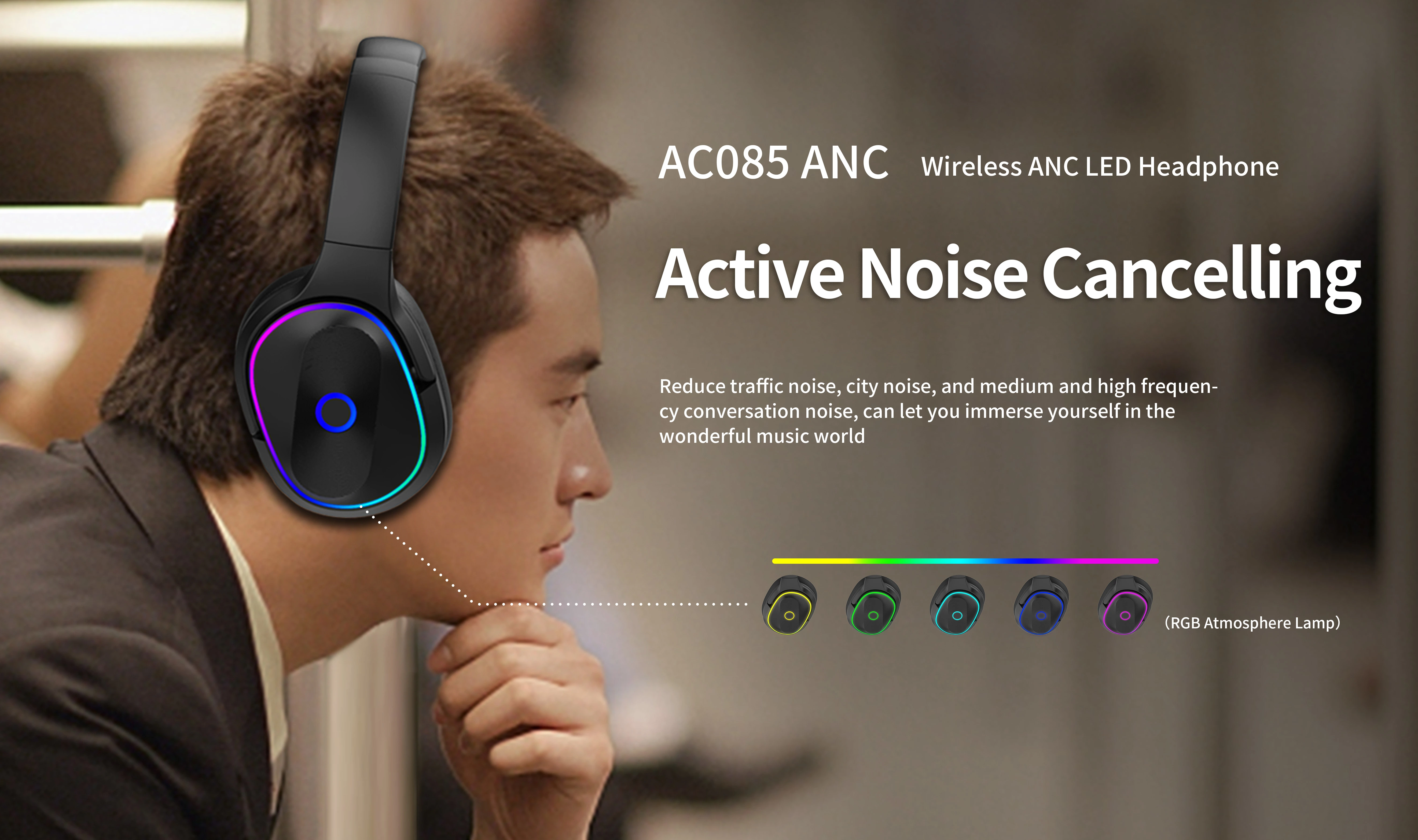 active noise cancelling headphone