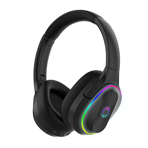 active noise cancelling anc enc LED bluetooth wireless headphone