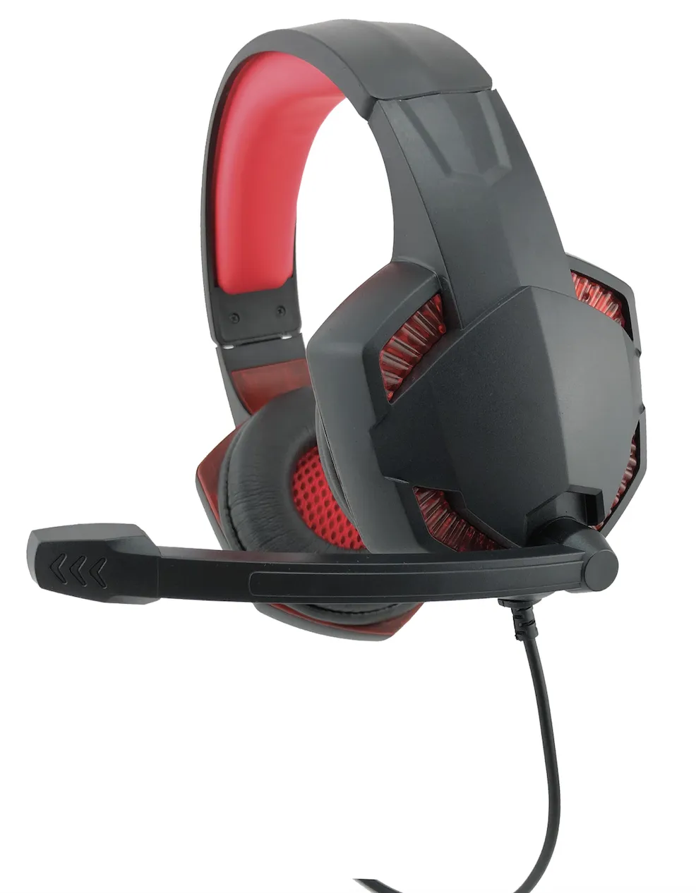 wired LED gaming headset headphone
