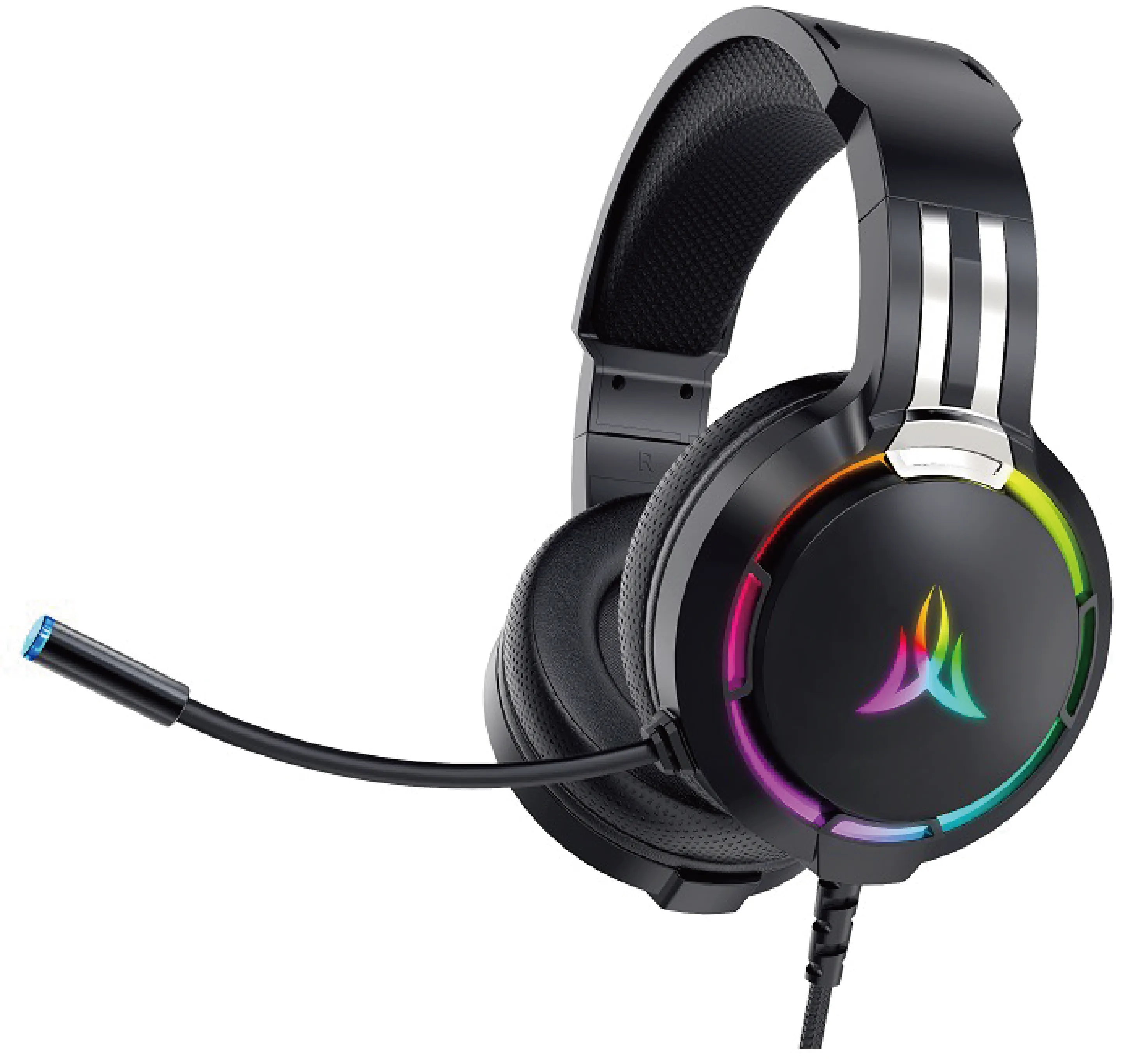 wired LED gaming headphone headset