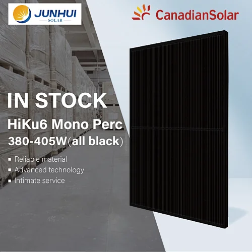 CanadianSolar Supplies Professional Monocrystalline Silicon HIKU6S CS6R All Black 395-420W Solar Panels
