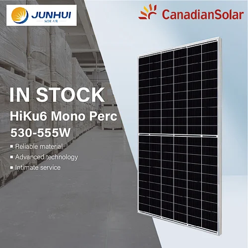 CanadianSolar Supplies Professional Monocrystalline Silicon HIKU6S CS6R 530-555W Panels